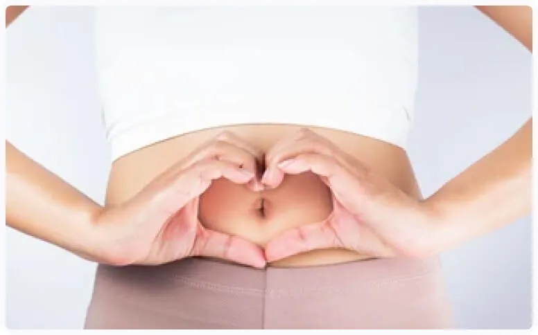 Illustration of total transformation and wellness in the third month